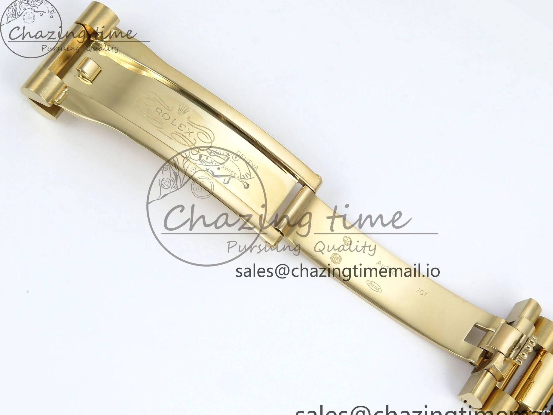 Bracelet Black 40 QF Diamonds Weight) Best YG on DayDate A2836 Dial V5 (Gain Bezel President Green Edition 1:1 0429